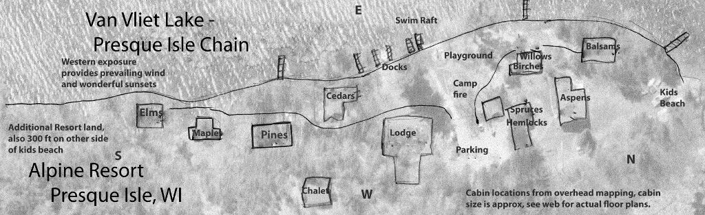 layout of cabins